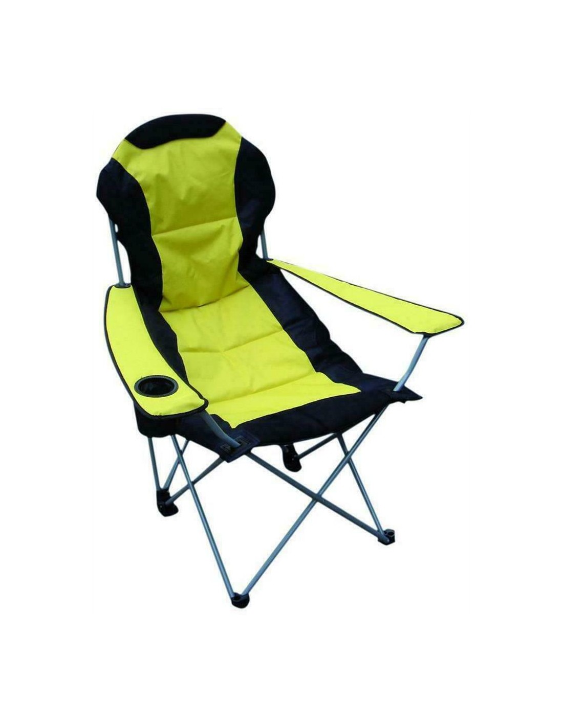 BRAVO HOME Sedia da campeggio pieghevole in acciaio include una borsa per il trasporto 50 x 50 x 80 cm ideale per esterni sedia portatile dal design leggero con portabicchieri 